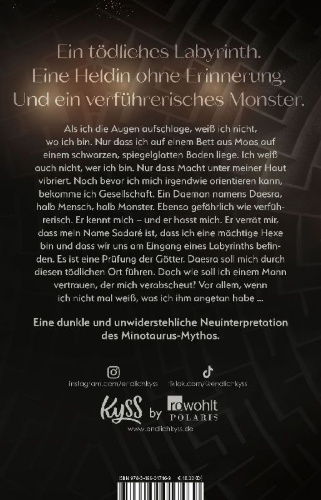 Buchcover und Innenansicht für das Buch: Exquisite Ruin