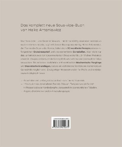 Buchcover und Innenansicht für das Buch: Sous vide