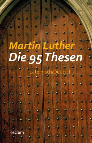 Buchcover und Innenansicht für das Buch: Die 95 Thesen