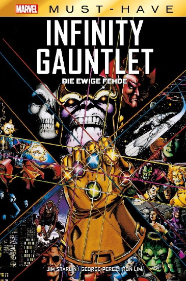 Buchcover und Innenansicht für das Buch: Infinity Gauntlet (1991) #1-#6