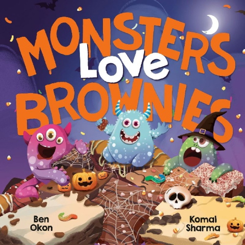 Buchcover und Innenansicht für das Buch: Monsters Love Brownies