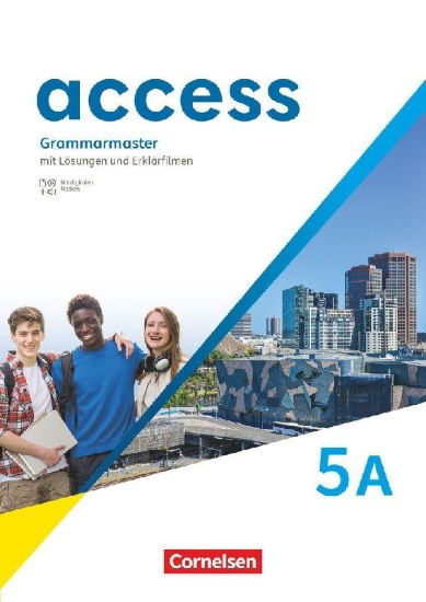 Buchcover und Innenansicht für das Buch: Access Band 5: Abschluss: 9. Schuljahr - Allgemeine Ausgabe 2022 - Grammarmaster