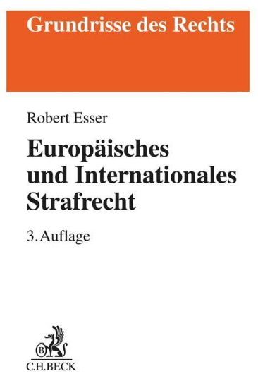 Buchcover und Innenansicht für das Buch: Europäisches und Internationales Strafrecht