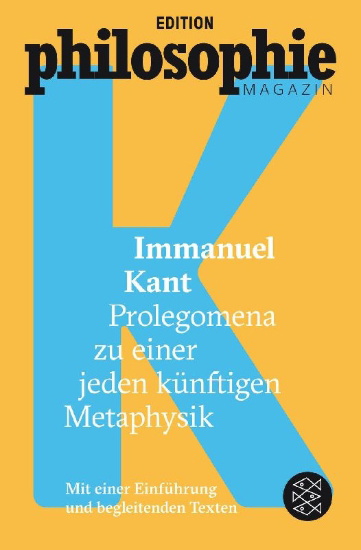 Buchcover und Innenansicht für das Buch: Prolegomena zu einer jeden künftigen Metaphysik