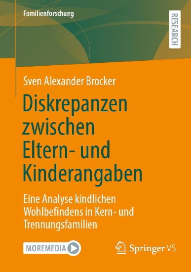 Buchcover und Innenansicht für das Buch: Diskrepanzen zwischen Eltern- und Kinderangaben