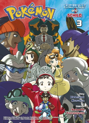 Buchcover und Innenansicht für das Buch: Pokémon - Schwert und Schild 03