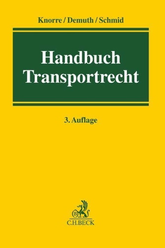 Buchcover und Innenansicht für das Buch: Handbuch Transportrecht