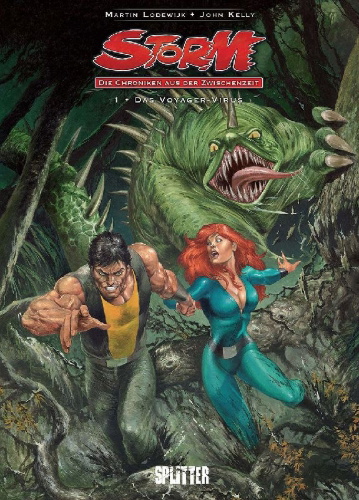 Buchcover und Innenansicht für das Buch: Storm - Die Chroniken aus der Zwischenzeit. Band 1