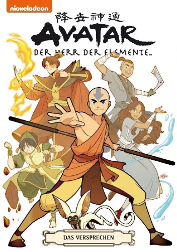 Buchcover und Innenansicht für das Buch: Avatar - Herr der Elemente Softcover Sammelband 1