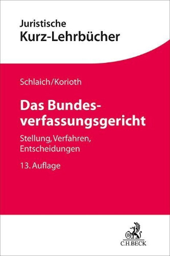 Buchcover und Innenansicht für das Buch: Das Bundesverfassungsgericht