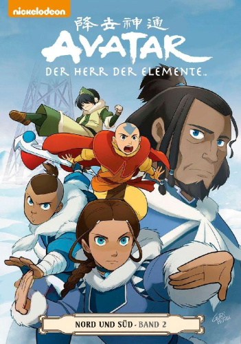 Buchcover und Innenansicht für das Buch: Avatar: Der Herr der Elemente Comicband 15