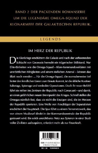 Buchcover und Innenansicht für das Buch: Star Wars: Republic Commando: Triple Zero