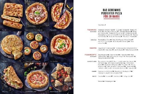 Buchcover und Innenansicht für das Buch: Pizza Passion