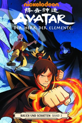 Buchcover und Innenansicht für das Buch: Avatar: Der Herr der Elemente Comicband 13