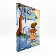 Buchcover und Innenansicht für das Buch: Drei Wasserschweine brennen durch