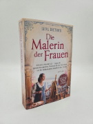 Buchcover und Innenansicht für das Buch: Die Malerin der Frauen