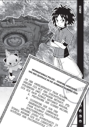 Buchcover und Innenansicht für das Buch: Pokémon Schwarz 2 und Weiss 2