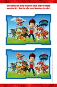 Buchcover und Innenansicht für das Buch: PAW Patrol: Mein kunterbunter Vorschulblock
