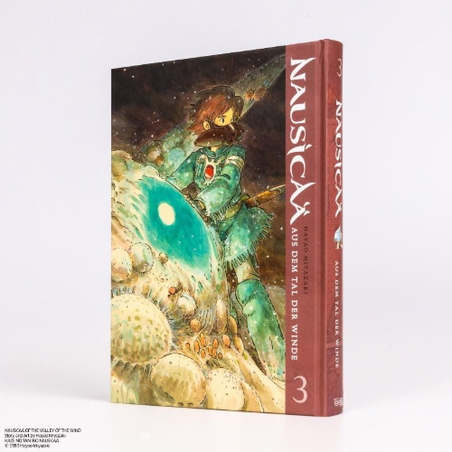 Buchcover und Innenansicht für das Buch: Kaze no Tani no Nausicaä