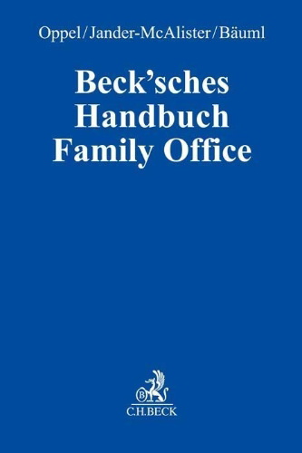 Buchcover und Innenansicht für das Buch: Beck'sches Handbuch Family Office