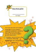 Buchcover und Innenansicht für das Buch: Rätselblock ab 7 Jahre, Band 3