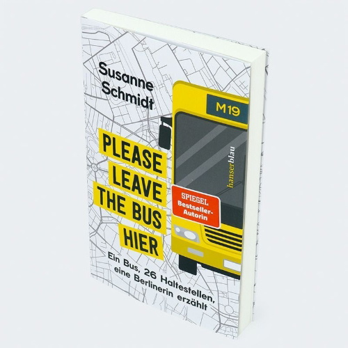 Buchcover und Innenansicht für das Buch: Please leave the bus hier
