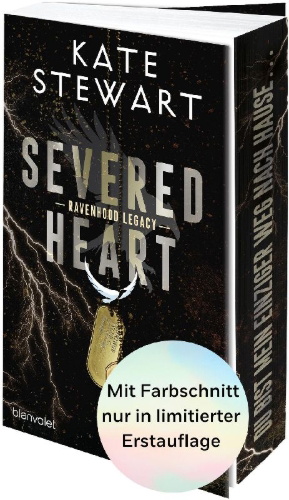 Buchcover und Innenansicht für das Buch: Severed Heart (Ravenhood Legacy 2)