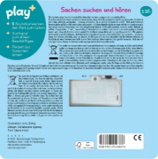 Buchcover und Innenansicht für das Buch: Play+ Mein allererstes Soundbuch Im Park - ab 12 Monate