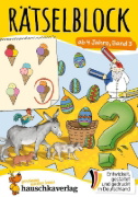 Buchcover und Innenansicht für das Buch: Rätselblock ab 4 Jahre - Band 3