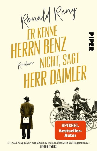 Buchcover und Innenansicht für das Buch: Er kenne Herrn Benz nicht, sagt Herr Daimler