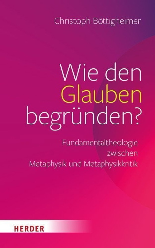 Buchcover und Innenansicht für das Buch: Wie den Glauben begründen?