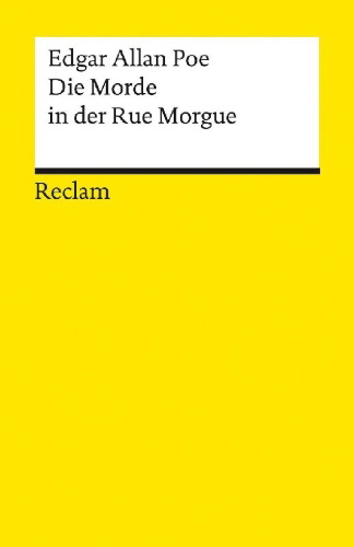 Buchcover und Innenansicht für das Buch: Die Morde in der Rue Morgue