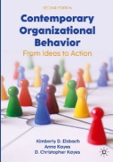 Buchcover und Innenansicht für das Buch: Contemporary Organizational Behavior