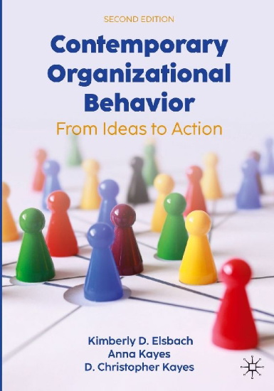 Buchcover und Innenansicht für das Buch: Contemporary Organizational Behavior