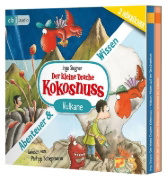 Buchcover und Innenansicht für das Buch: Der kleine Drache Kokosnuss - Abenteuer & Wissen - Vulkane 07