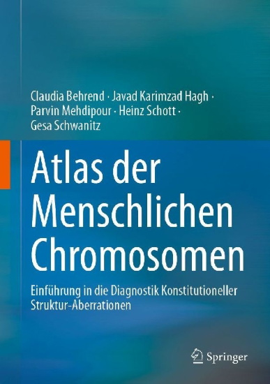 Buchcover und Innenansicht für das Buch: Atlas der Menschlichen Chromosomen