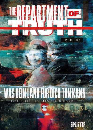 Buchcover und Innenansicht für das Buch: The Department of Truth Vol. 05