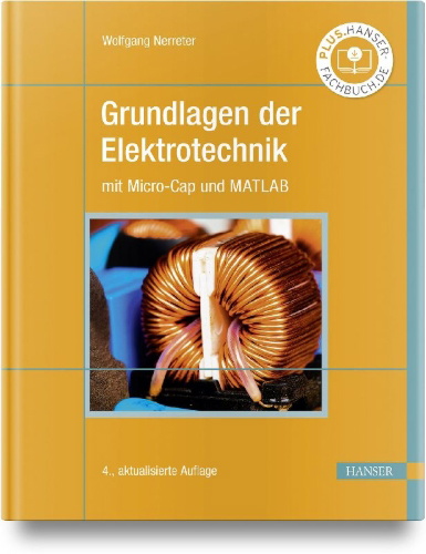 Buchcover und Innenansicht für das Buch: Grundlagen der Elektrotechnik