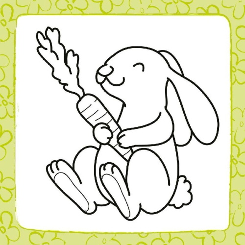 Buchcover und Innenansicht für das Buch: Mein allererstes Kritzelmalbuch Ostern
