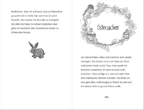 Buchcover und Innenansicht für das Buch: Lisis Glückspilztage