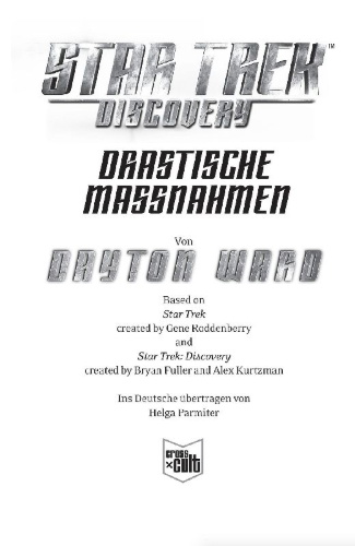Buchcover und Innenansicht für das Buch: Drastic Measures