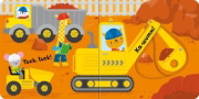 Buchcover und Innenansicht für das Buch: Babys erstes Schiebebuch: Fahrzeuge