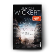 Buchcover und Innenansicht für das Buch: Der Raub im Tunnel