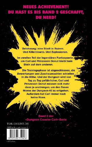 Buchcover und Innenansicht für das Buch: Carl's Doomsday Scenario