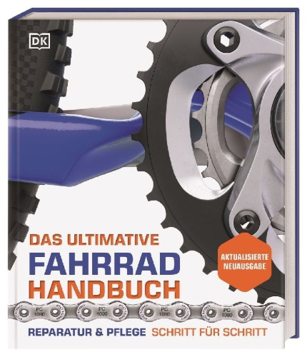 Buchcover und Innenansicht für das Buch: Das ultimative Fahrrad-Handbuch