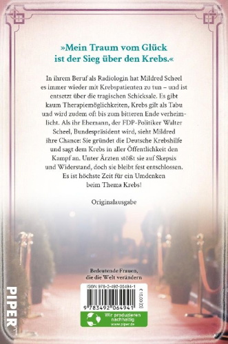 Buchcover und Innenansicht für das Buch: Kämpferin gegen den Krebs