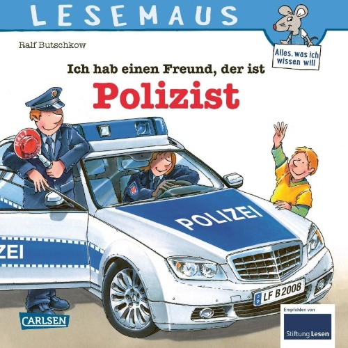 Buchcover und Innenansicht für das Buch: Ich hab einen Freund, der ist Polizist