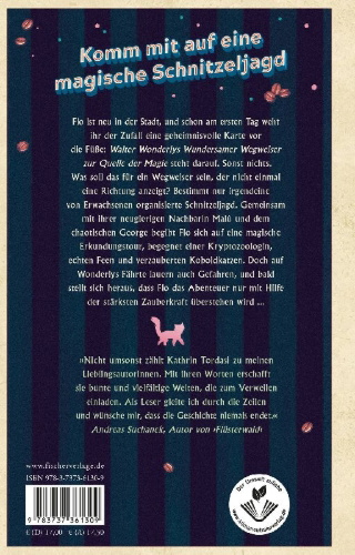 Buchcover und Innenansicht für das Buch: Die Reise zum Mittelpunkt der Magie