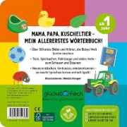 Buchcover und Innenansicht für das Buch: Glücksfisch: Meine 100 allerersten Wörter 