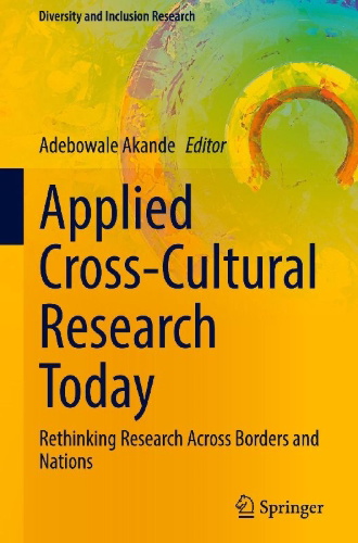 Buchcover und Innenansicht für das Buch: Applied Cross-Cultural Research Today